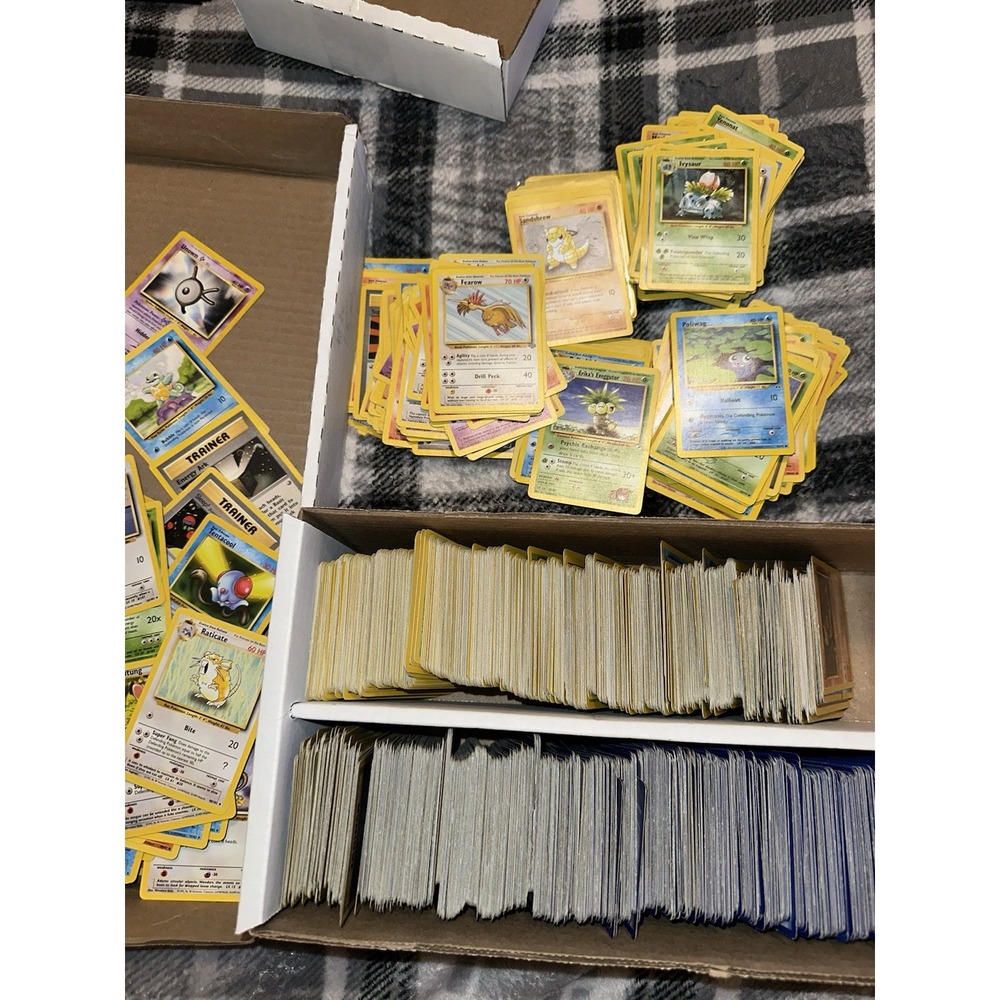VINTAGE WOTC POKEMON CARDS RANDOM LOT OF 25! MP-HP!! 90's and early 2000s!